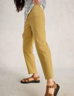 WHITE STUFF Mid Rise Straight Leg Cropped Jeans