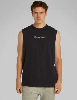 Calvin Klein Muscle Cotton Rich Loungewear Top