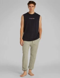 Calvin Klein Muscle Cotton Rich Loungewear Top -Marks And Spencer Shop Muscle Cotton Rich Loungewear Top 4