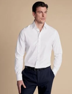 Non Iron Pure Cotton Poplin Shirt
