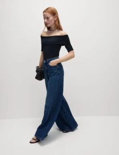 Off The Shoulder Bardot Top -Marks And Spencer Shop Off The Shoulder Bardot Top 3