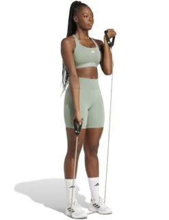 ADIDAS Optime Essentials High Waisted Shorts 16 ADIDAS Optime Essentials High Waisted Shorts -Marks And Spencer Shop Optime Essentials High Waisted Shorts 2