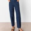 Whistles Pinstripe High Waisted Barrel Jeans -Marks And Spencer Shop Pinstripe High Waisted Barrel Jeans
