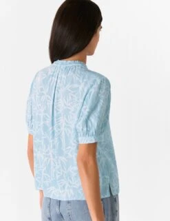 Whistles Print Tie Neck Blouse -Marks And Spencer Shop Print Tie Neck Blouse 2