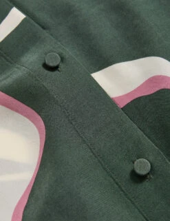 Jaeger Printed Belted Midi Shirt Dress -Marks And Spencer Shop Printed Belted Midi Shirt Dress 6