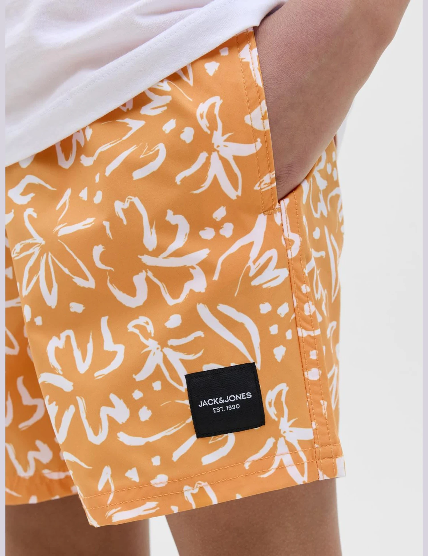 Jack & Jones Junior Printed Swim Shorts (8-16 Yrs) 6 Jack & Jones Junior Printed Swim Shorts (8-16 Yrs) - Image 6