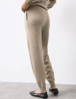 Pure Cashmere Tapered Ankle Grazer Joggers -Marks And Spencer Shop Pure Cashmere Tapered Ankle Grazer Joggers 2