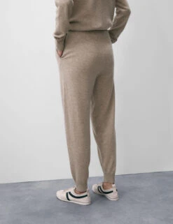 Pure Cashmere Tapered Ankle Grazer Joggers -Marks And Spencer Shop Pure Cashmere Tapered Ankle Grazer Joggers 4