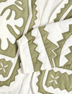 Pure Cotton Applique V-Neck Bomber Jacket -Marks And Spencer Shop Pure Cotton Applique V Neck Bomber Jacket 5