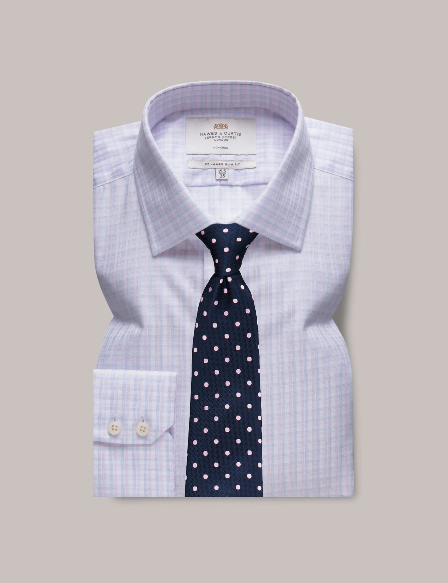 Pure Cotton Check Long Sleeve Shirt 2 Pure Cotton Check Long Sleeve Shirt - Image 2