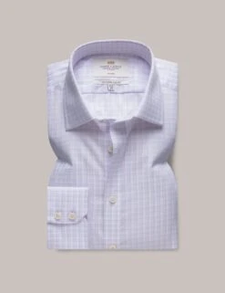 Pure Cotton Check Long Sleeve Shirt