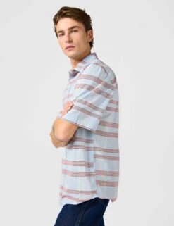 Wrangler Pure Cotton Check Short Sleeve Shirt 12 Wrangler Pure Cotton Check Short Sleeve Shirt -Marks And Spencer Shop Pure Cotton Check Short Sleeve Shirt 2