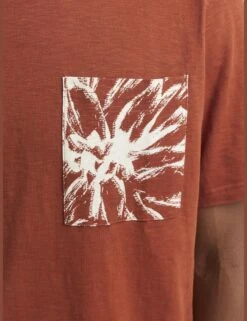 Jack & Jones Pure Cotton Crew Neck Pocket T-Shirt -Marks And Spencer Shop Pure Cotton Crew Neck Pocket T Shirt 2