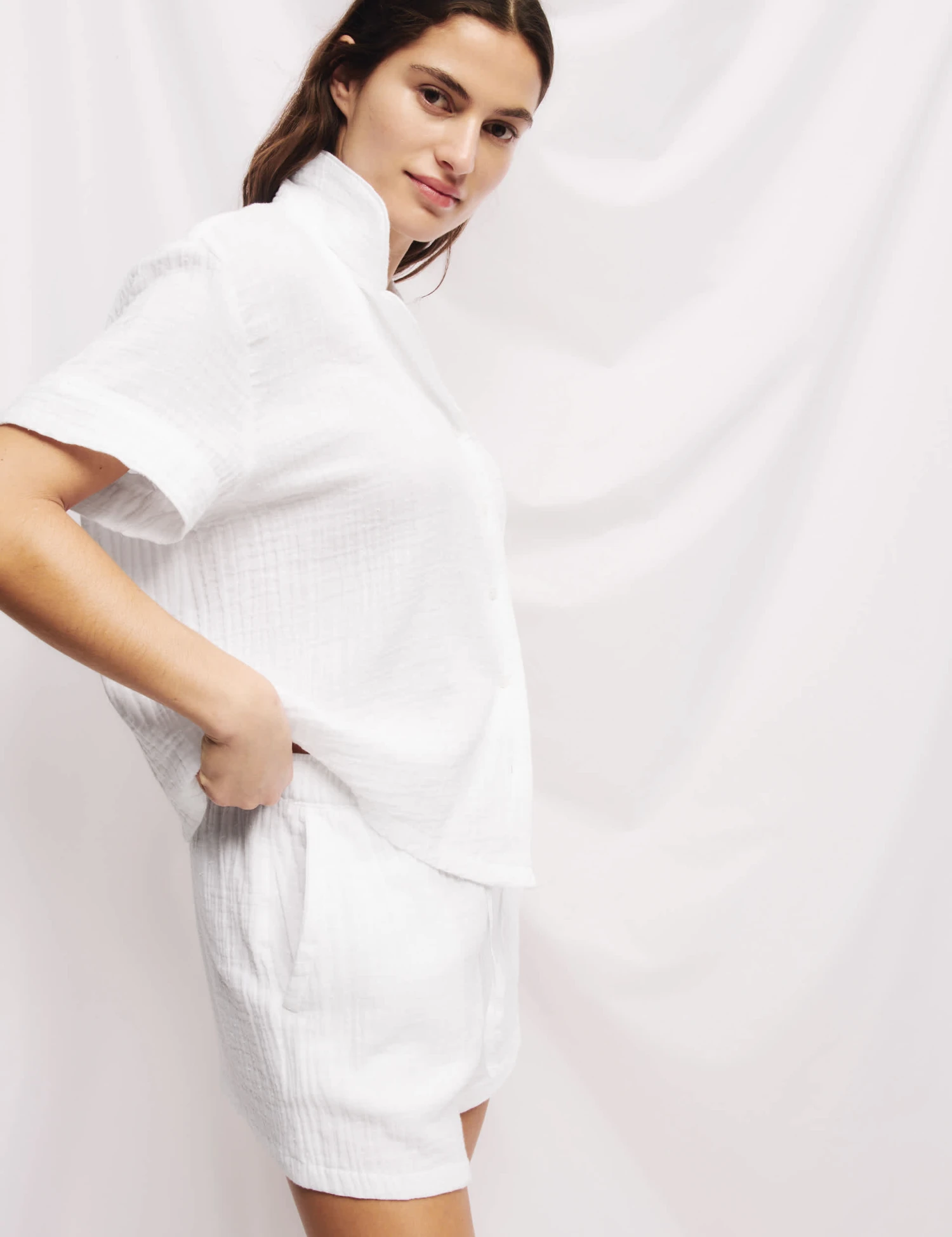 Pure Cotton Dobby Muslin Shortie Set 5 Pure Cotton Dobby Muslin Shortie Set - Image 5