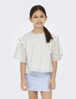 Pure Cotton Embroidered Blouse (8-13 Yrs)