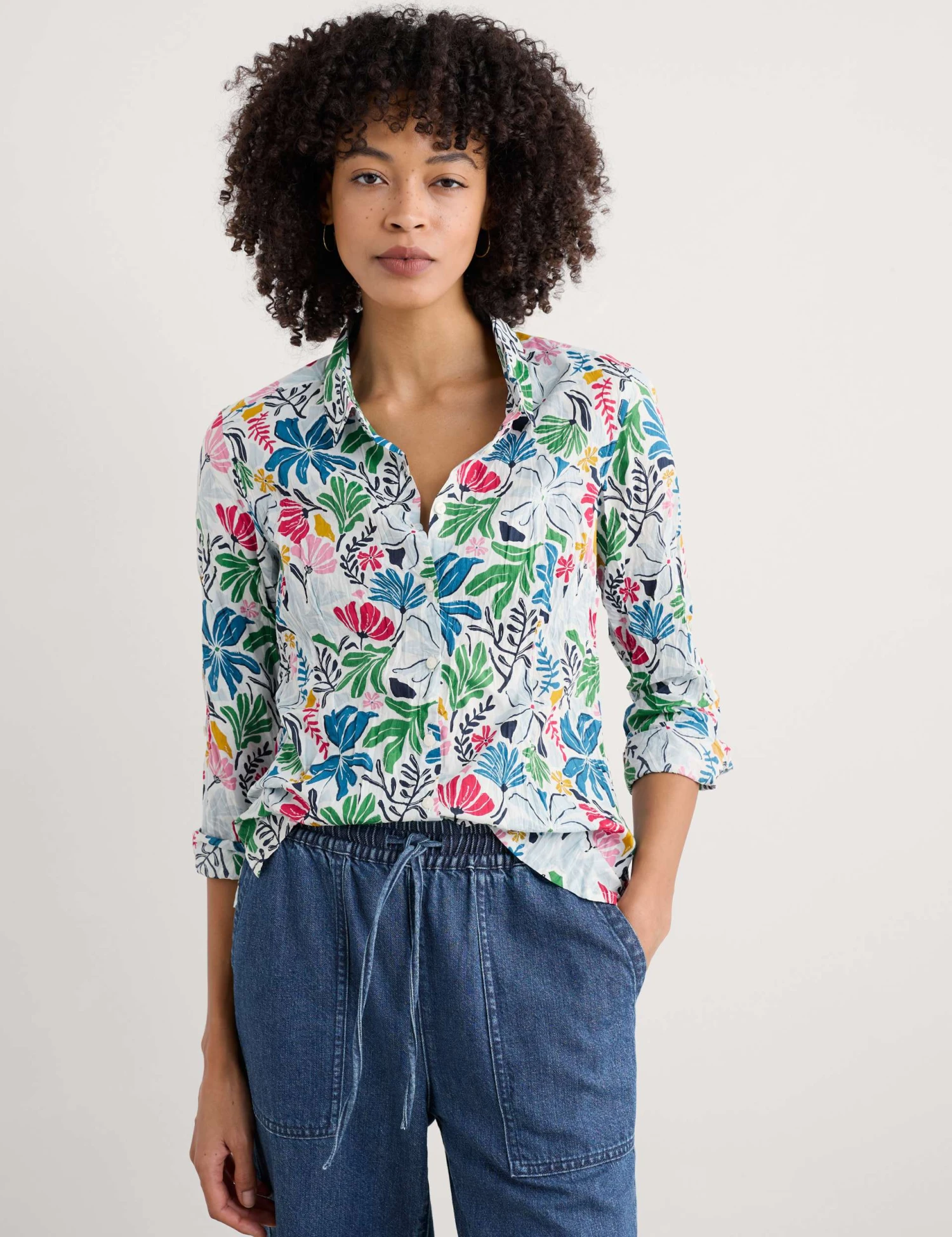 Pure Cotton Floral Shirt 1 Pure Cotton Floral Shirt