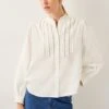 MONSOON Pure Cotton Frill Detail Blouse -Marks And Spencer Shop Pure Cotton Frill Detail Blouse