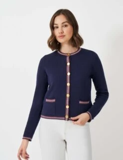 Pure Cotton Knitted Jacket