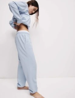 Pure Cotton Loopback Pyjama Bottoms