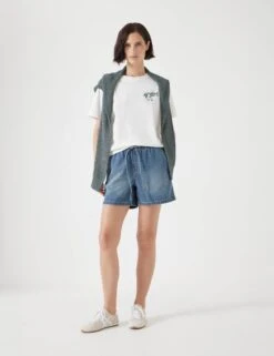 Pure Cotton Pickled Graphic T-Shirt -Marks And Spencer Shop Pure Cotton Pickled Graphic T Shirt 2