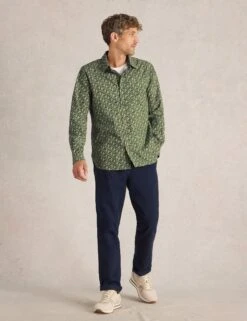 WHITE STUFF Pure Cotton Print Shirt