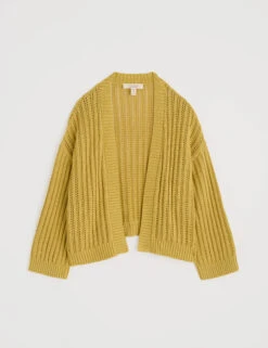 Pure Cotton Ribbed Edge To Edge Cardigan -Marks And Spencer Shop Pure Cotton Ribbed Edge to Edge Cardigan 1