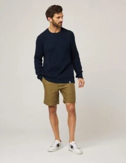 Pure Cotton Ribbed Jumper