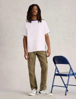 WHITE STUFF Pure Cotton Ringer T-Shirt 16 WHITE STUFF Pure Cotton Ringer T-Shirt -Marks And Spencer Shop Pure Cotton Ringer T Shirt 2