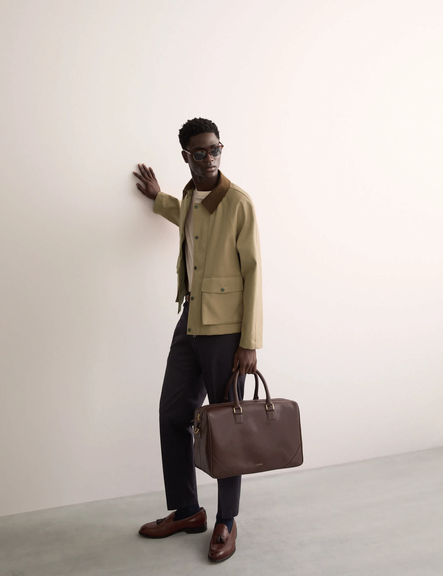 Jaeger Pure Cotton Short Trench Coat 3 Jaeger Pure Cotton Short Trench Coat - Image 3