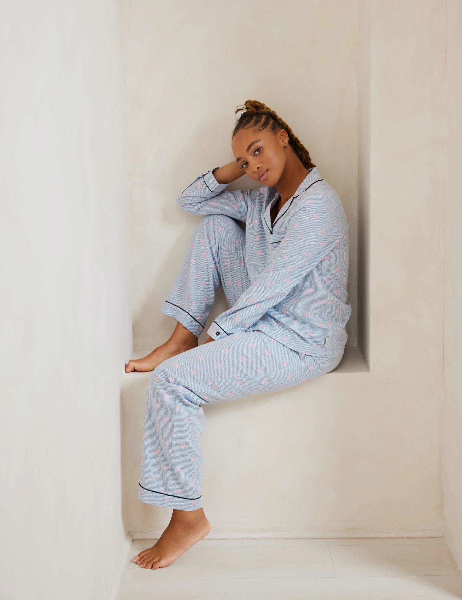 Pure Cotton Star Printed Pyjama Set 4 Pure Cotton Star Printed Pyjama Set - Image 4