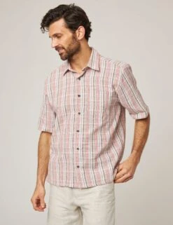 Pure Cotton Striped Beach Shirt
