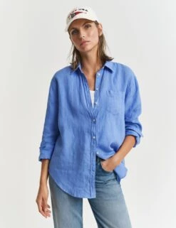 Gant Pure Linen Relaxed Fit Shirt