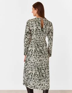 Whistles Pure Lyocell Floral Midi Skater Dress -Marks And Spencer Shop Pure Lyocell Floral Midi Skater Dress 2