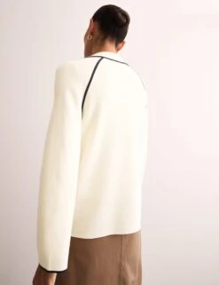 Jaeger Pure Merino Wool Tipped Detail Cardigan 14 Jaeger Pure Merino Wool Tipped Detail Cardigan -Marks And Spencer Shop Pure Merino Wool Tipped Detail Cardigan 2