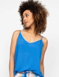 Cyberjammies Pure Modal Piped Trim Cami Top