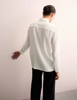 Jaeger Pure Silk Collared Button Through Shirt 16 Jaeger Pure Silk Collared Button Through Shirt -Marks And Spencer Shop Pure Silk Collared Button Through Shirt 2