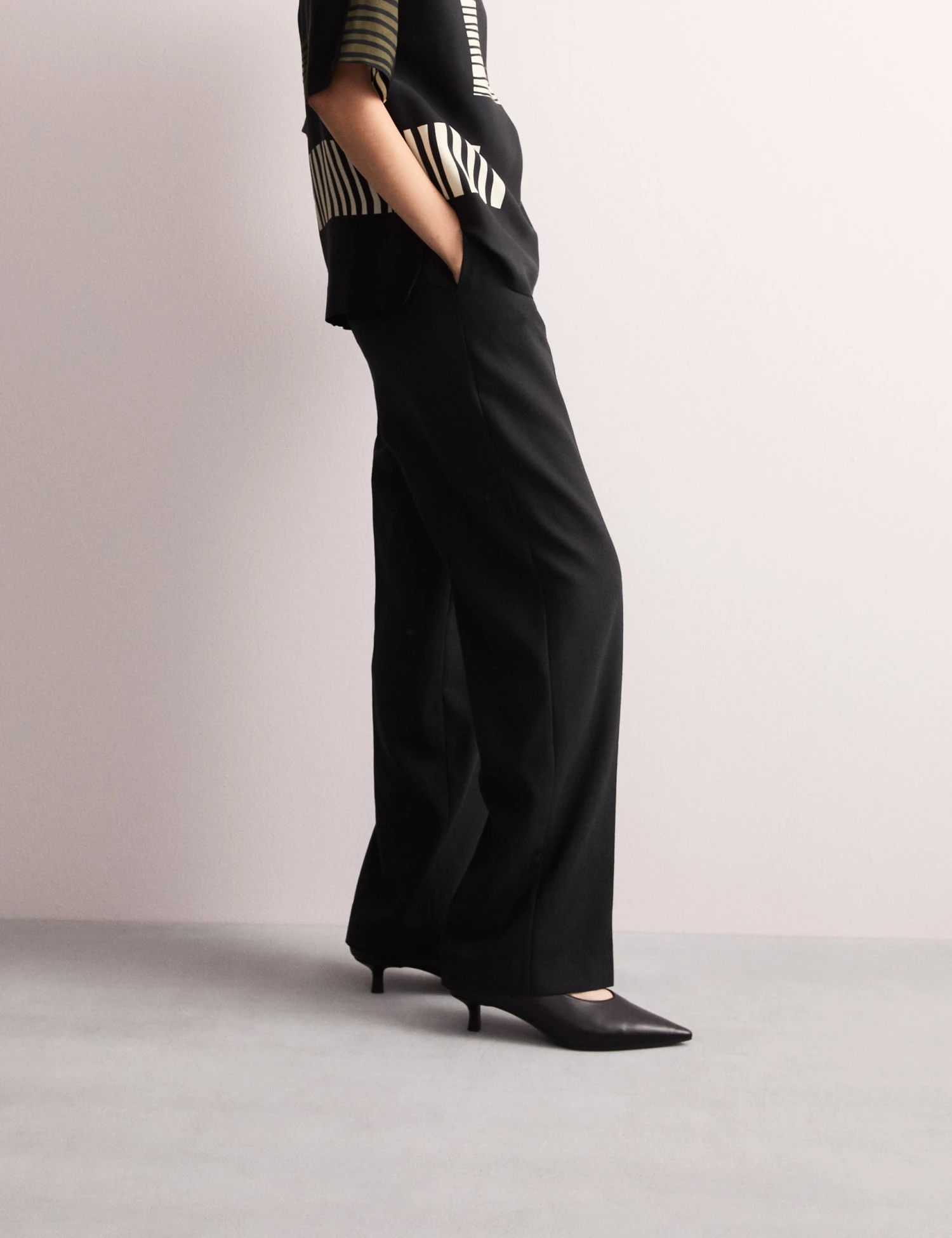 Jaeger Pure Wool Straight Leg Trousers 5 Jaeger Pure Wool Straight Leg Trousers - Image 5