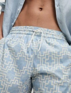 Quick Dry Geo Textured Swim Shorts 15 Quick Dry Geo Textured Swim Shorts -Marks And Spencer Shop Quick Dry Geo Textured Swim Shorts 2