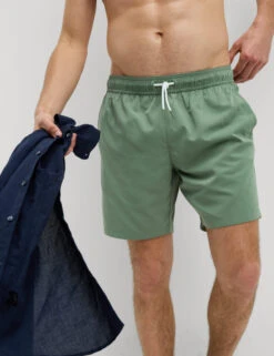 Quick Dry Plain Swim Shorts