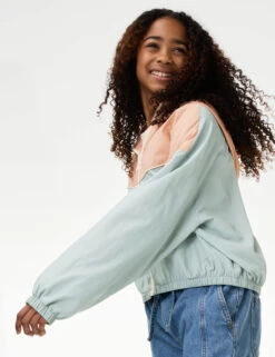 Reflective Zip Up Windrunner Jacket (6-16 Yrs)