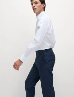 Regular Fit Easy Iron Pure Cotton Textured Shirt -Marks And Spencer Shop Regular Fit Easy Iron Pure Cotton Textured Shirt 5