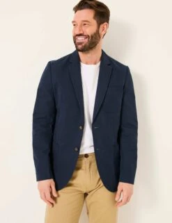 Regular Fit Pure Cotton Blazer