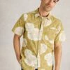 WHITE STUFF Regular Fit Pure Cotton Floral Short Sleeve Shirt 10 WHITE STUFF Regular Fit Pure Cotton Floral Short Sleeve Shirt -Marks And Spencer Shop Regular Fit Pure Cotton Floral Short Sleeve Shirt