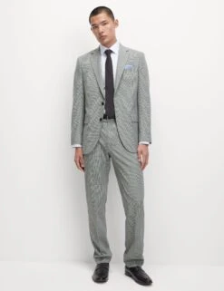 Regular Fit Textured Puppytooth Suit Jacket -Marks And Spencer Shop Regular Fit Textured Puppytooth Suit Jacket 3