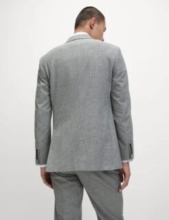 Regular Fit Textured Puppytooth Suit Jacket -Marks And Spencer Shop Regular Fit Textured Puppytooth Suit Jacket 4