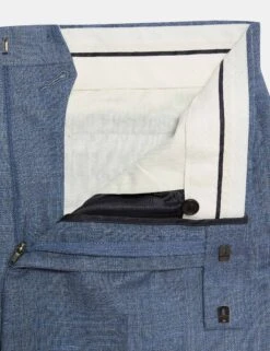 Regular Fit Wool Rich Linen Blend Suit Trouser -Marks And Spencer Shop Regular Fit Wool Rich Linen Blend Suit Trouser 4