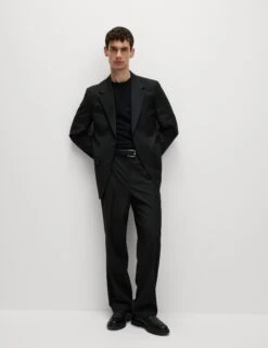 Relaxed Fit Stretch Suit Trousers