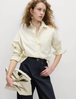 Relaxed Mid Rise Barrel Jeans -Marks And Spencer Shop Relaxed Mid Rise Barrel Jeans 3