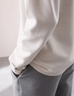 Relaxed Milano Knit V-Neck Jumper -Marks And Spencer Shop Relaxed Milano Knit V Neck Jumper 3