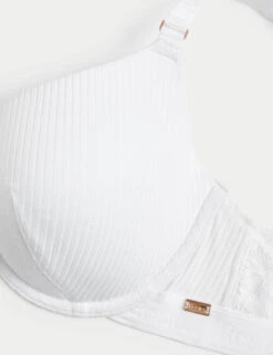 Rib & Lace Wired Full Cup Lounge Bra A-E -Marks And Spencer Shop Rib Lace Wired Full Cup Lounge Bra A E 4